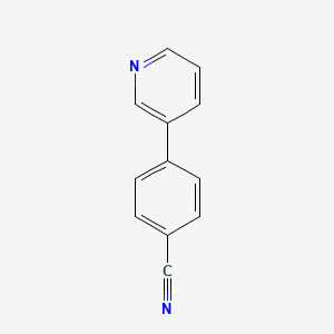 molecular formula C12H8N2 B1301835 4-(Pyridin-3-yl)benzonitrile CAS No. 294648-03-6
