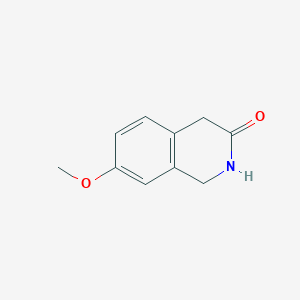 molecular formula C10H11NO2 B13018354 7-Methoxy-1,2-dihydroisoquinolin-3(4H)-one 