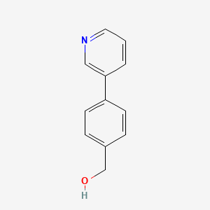 molecular formula C12H11NO B1301836 (4-(Pyridin-3-yl)phenyl)methanol CAS No. 217189-04-3