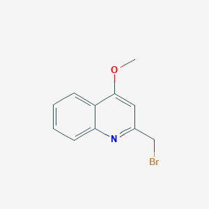 molecular formula C11H10BrNO B13018369 2-(Bromomethyl)-4-methoxyquinoline 
