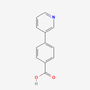 molecular formula C12H9NO2 B1301837 4-Pyridin-3-yl-benzoic acid CAS No. 4385-75-5