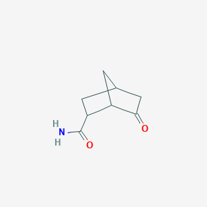 molecular formula C8H11NO2 B13018407 6-Oxobicyclo[2.2.1]heptane-2-carboxamide 