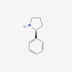 molecular formula C10H13N B1301846 (S)-2-苯基吡咯烷 CAS No. 59347-91-0