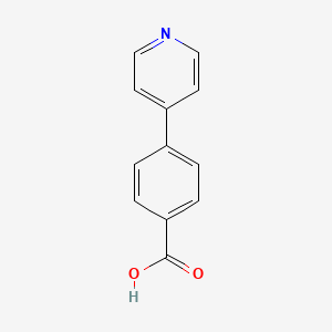 molecular formula C12H9NO2 B1301847 4-Pyridin-4-YL-benzoic acid CAS No. 4385-76-6