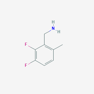 molecular formula C8H9F2N B13018482 (2,3-Difluoro-6-methylphenyl)methanamine 