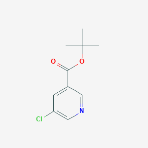 molecular formula C10H12ClNO2 B13018495 tert-Butyl 5-chloronicotinate 