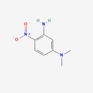 molecular formula C8H11N3O2 B1301857 3-Amino-N,N-dimethyl-4-nitroaniline CAS No. 20691-71-8