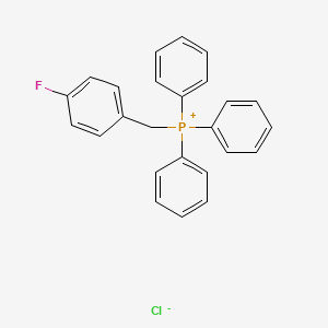 molecular formula C25H21ClFP B1301858 (4-Fluorobenzyl)triphenylphosphonium chloride CAS No. 3462-95-1