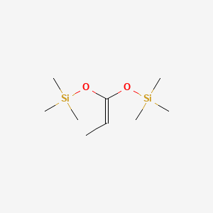 molecular formula C9H22O2Si2 B1301859 Trimethyl(1-trimethylsilyloxyprop-1-enoxy)silane CAS No. 31469-22-4