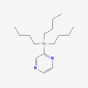 molecular formula C16H30N2Sn B1301864 2-(Tributylstannyl)pyrazine CAS No. 205371-27-3