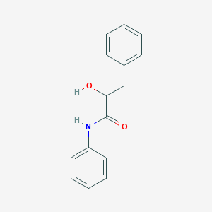 molecular formula C15H15NO2 B13018679 2-Hydroxy-N,3-diphenylpropanamide 