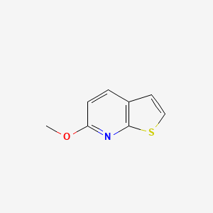 molecular formula C8H7NOS B13018681 6-Methoxythieno[2,3-b]pyridine 