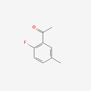 molecular formula C9H9FO B1301869 2'-氟-5'-甲基苯乙酮 CAS No. 446-07-1