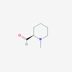 molecular formula C7H13NO B13018714 (R)-1-Methylpiperidine-2-carbaldehyde 