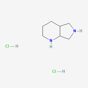 molecular formula C7H16Cl2N2 B13018736 octahydro-1H-pyrrolo[3,4-b]pyridine dihydrochloride 