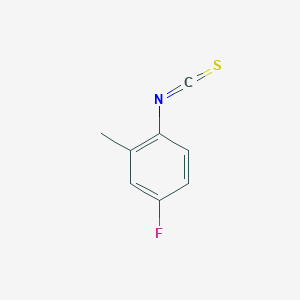 molecular formula C8H6FNS B1301874 4-氟-2-甲基苯基异硫氰酸酯 CAS No. 52317-97-2