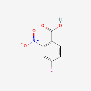 molecular formula C7H4FNO4 B1301877 4-Fluoro-2-nitrobenzoic acid CAS No. 394-01-4