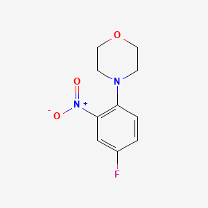 molecular formula C10H11FN2O3 B1301880 4-(4-Fluoro-2-nitrophenyl)morpholine CAS No. 238418-75-2
