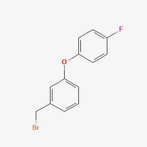molecular formula C13H10BrFO B1301885 3-(4-Fluorophenoxy)benzyl Bromide CAS No. 65295-58-1