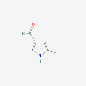 molecular formula C6H7NO B13018852 5-methyl-1H-pyrrole-3-carbaldehyde 