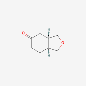 molecular formula C8H12O2 B13018861 cis-Hexahydroisobenzofuran-5(3H)-one 