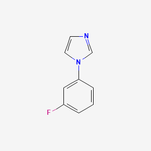 molecular formula C9H7FN2 B1301887 1-(3-Fluorophenyl)imidazole CAS No. 25372-42-3