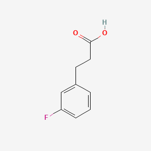 molecular formula C9H9FO2 B1301889 3-(3-Fluorophenyl)propionic acid CAS No. 458-45-7