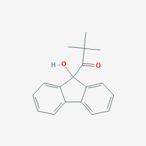 molecular formula C18H18O2 B130189 9-Hydroxy-9-pivaloylfluorene CAS No. 145120-02-1