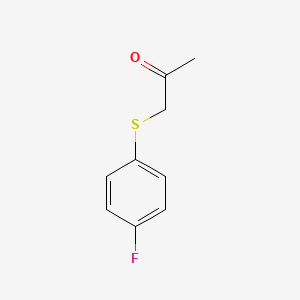 molecular formula C9H9FOS B1301891 (4-Fluorophenylthio)propan-2-one CAS No. 2968-13-0