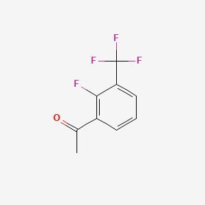 molecular formula C9H6F4O B1301896 2'-Fluoro-3'-(trifluoromethyl)acetophenone CAS No. 207853-63-2