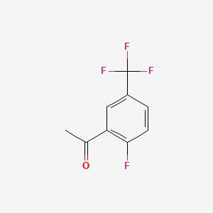 molecular formula C9H6F4O B1301897 2'-Fluoro-5'-(trifluoromethyl)acetophenone CAS No. 202664-53-7