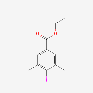 molecular formula C11H13IO2 B13018982 Ethyl 4-iodo-3,5-dimethylbenzoate 
