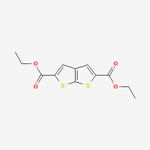 molecular formula C12H12O4S2 B13018995 Diethyl thieno[2,3-b]thiophene-2,5-dicarboxylate 