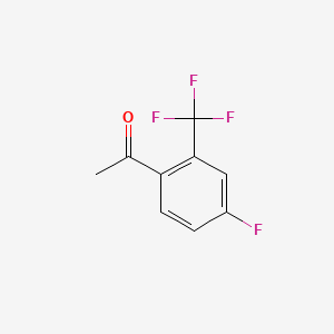 molecular formula C9H6F4O B1301901 4'-Fluoro-2'-(trifluoromethyl)acetophenone CAS No. 208173-21-1