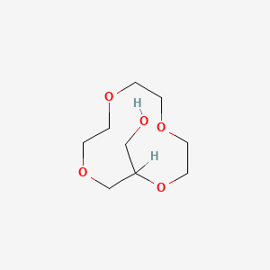 molecular formula C9H18O5 B1301905 1,4,7,10-Tetraoxacyclododecane-2-methanol CAS No. 75507-26-5