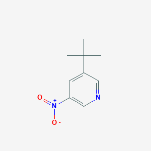 molecular formula C9H12N2O2 B13019064 3-(tert-Butyl)-5-nitropyridine 