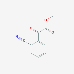 molecular formula C10H7NO3 B13019070 Methyl 2-(2-cyanophenyl)-2-oxoacetate 