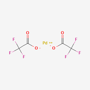 molecular formula C4F6O4Pd B1301909 Palladium(II) trifluoroacetate CAS No. 42196-31-6