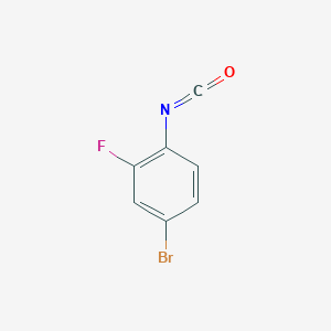 molecular formula C7H3BrFNO B1301911 4-Bromo-2-fluorophenyl isocyanate CAS No. 88112-75-8