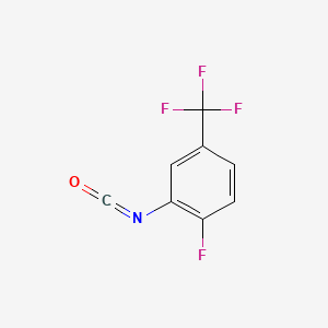 molecular formula C8H3F4NO B1301913 2-Fluoro-5-(trifluoromethyl)phenyl isocyanate CAS No. 69922-27-6