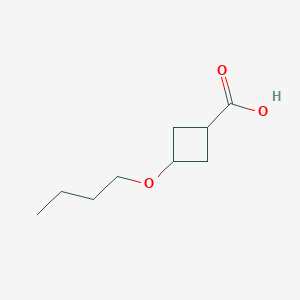 molecular formula C9H16O3 B13019248 3-Butoxy-cyclobutanecarboxylic acid 
