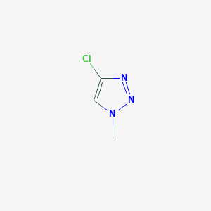 molecular formula C3H4ClN3 B13019279 4-Chloro-1-methyl-1H-1,2,3-triazole 