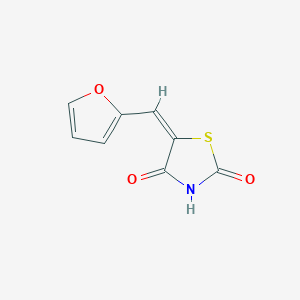 molecular formula C8H5NO3S B1301933 2,4-Thiazolidinedione, 5-(2-furanylmethylene)- CAS No. 5718-88-7