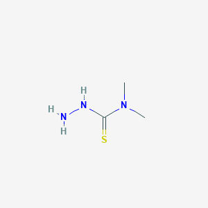 molecular formula C3H9N3S B1301938 4,4-Dimethyl-3-thiosemicarbazide CAS No. 6926-58-5