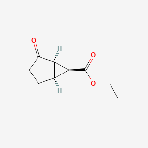 molecular formula C9H12O3 B13019439 Ethyl (1R,5S,6S)-rel-2-oxobicyclo[3.1.0]hexane-6-carboxylate 