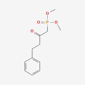 molecular formula C12H17O4P B1301948 Dimethyl (2-oxo-4-phenylbutyl)phosphonate CAS No. 41162-19-0