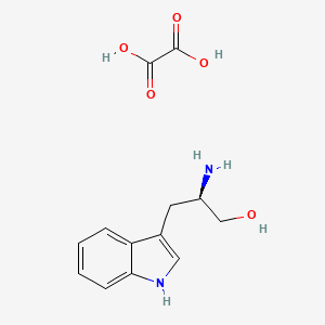 molecular formula C13H16N2O5 B1301951 (R)-2-Amino-3-(1H-indol-3-yl)-propan-1-ol oxalate CAS No. 58889-66-0