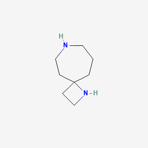 molecular formula C8H16N2 B13019519 1,7-Diazaspiro[3.6]decane 