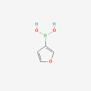 molecular formula C4H5BO3 B1301962 3-Furanboronic acid CAS No. 55552-70-0