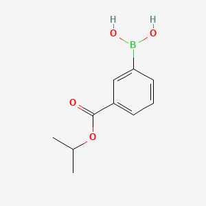 molecular formula C10H13BO4 B1301965 3-(Isopropoxycarbonyl)phenylboronic acid CAS No. 342002-80-6